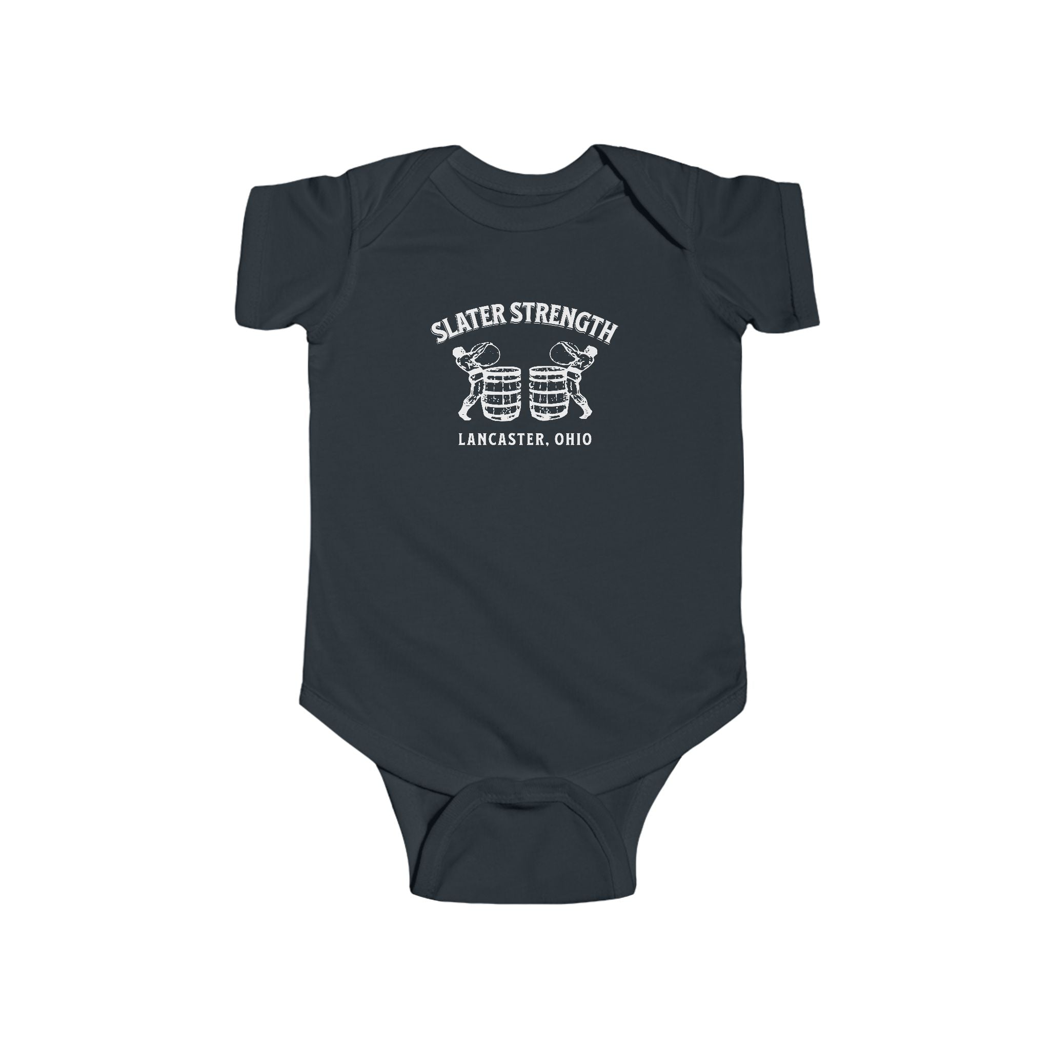 Slater Strength Baby Onesie
