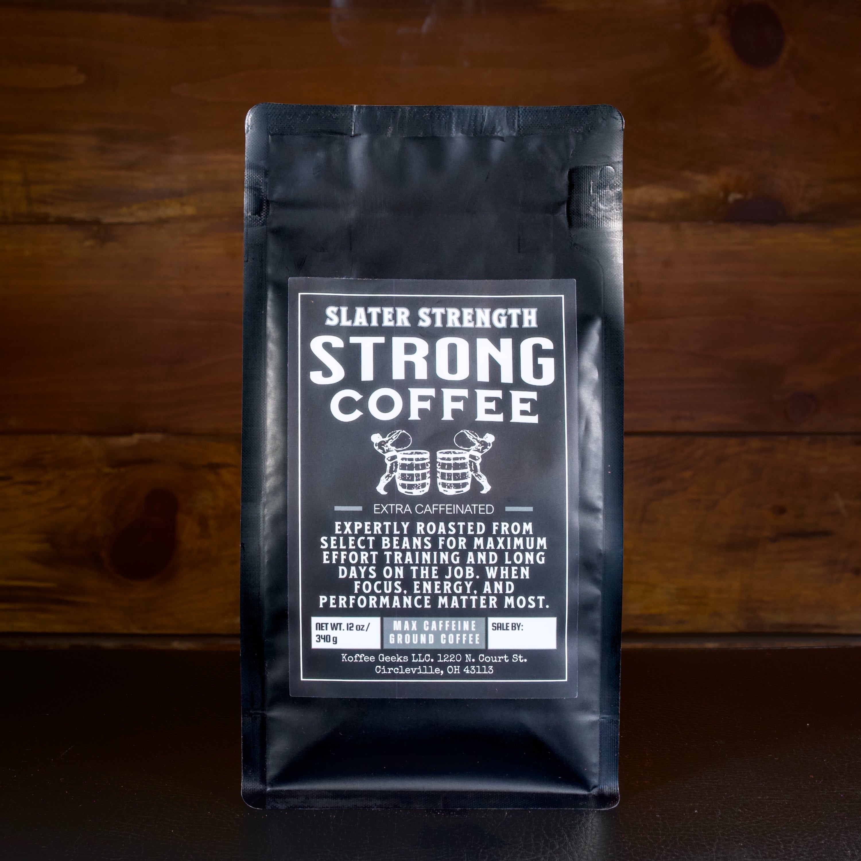 Slater Strength Strong Coffee (12oz Ground)