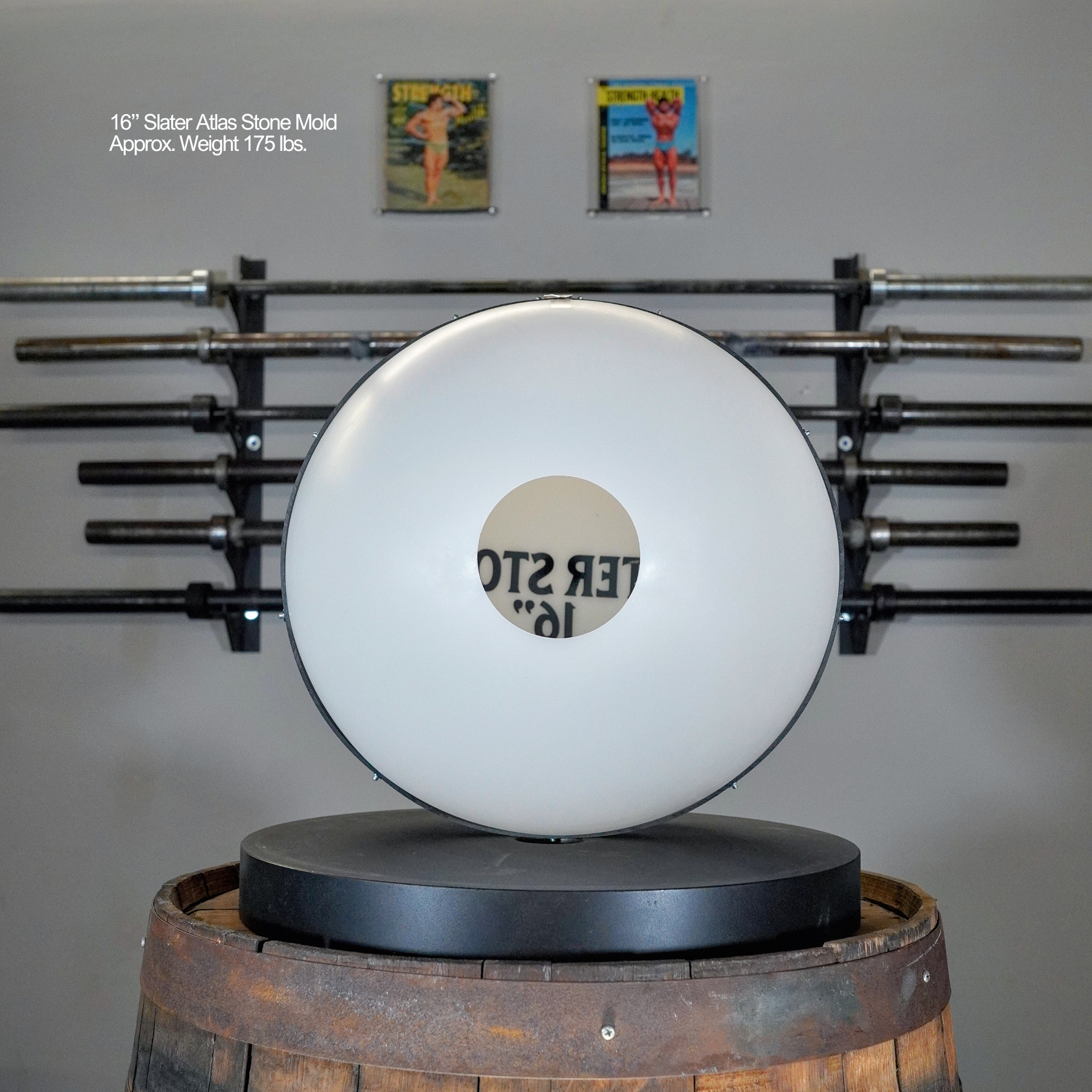 16" Slater Atlas Stone Mold (175lb. Atlas Stone)