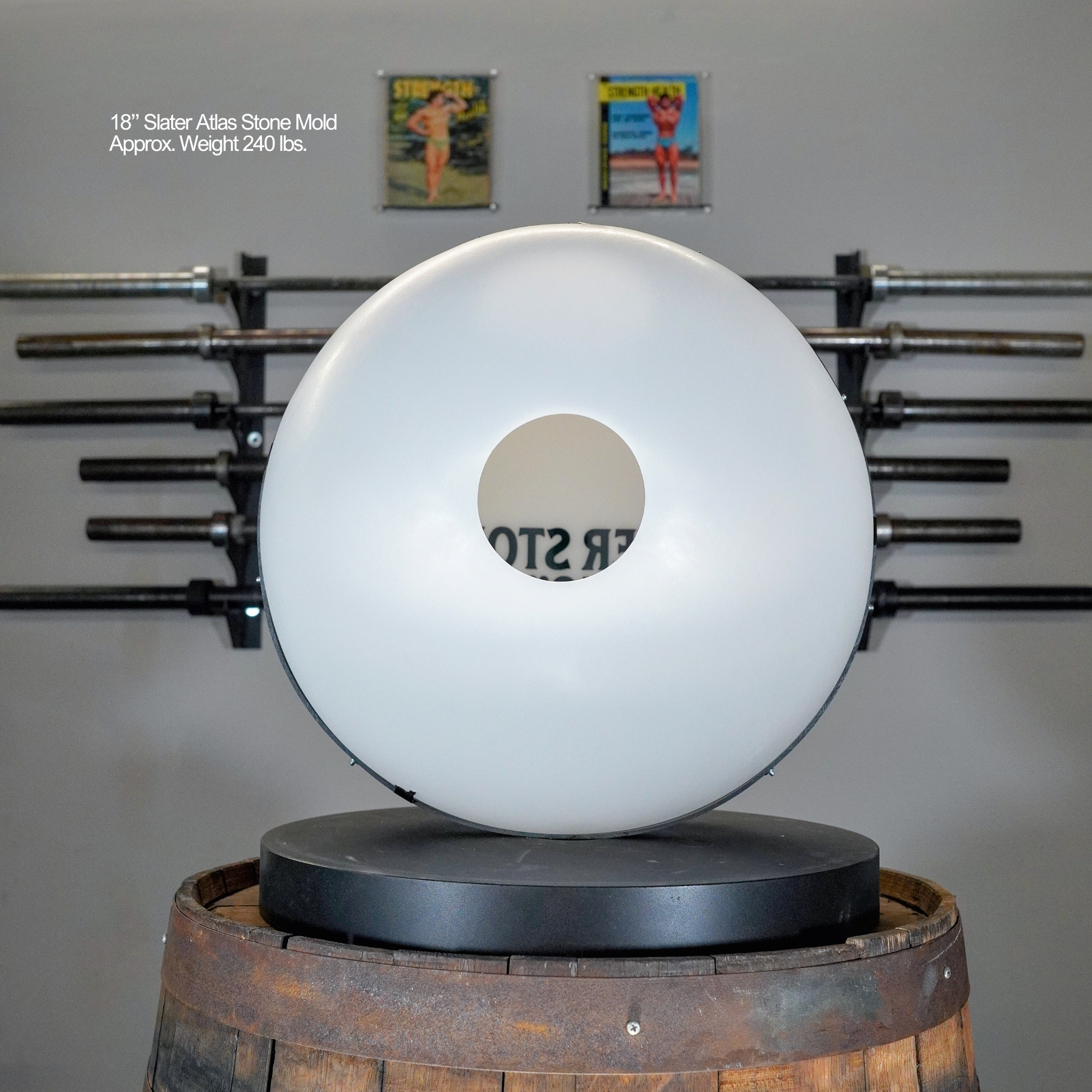 18" Slater Atlas Stone Mold (240lb. Atlas Stone)