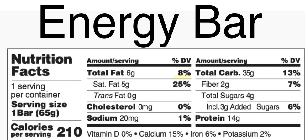 Energy Bar - Peanut Butter Supreme