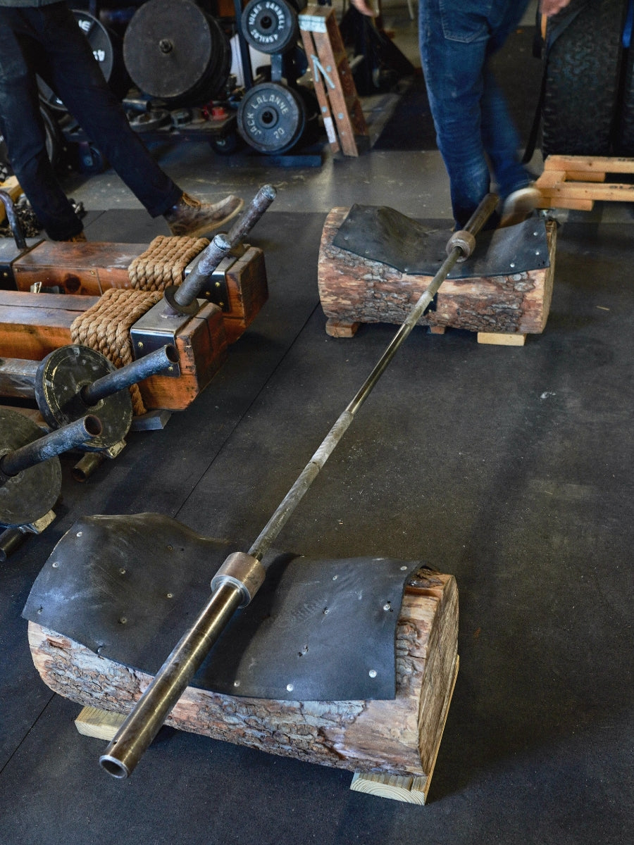 Original Concept Wood Log Deadlift Blocks