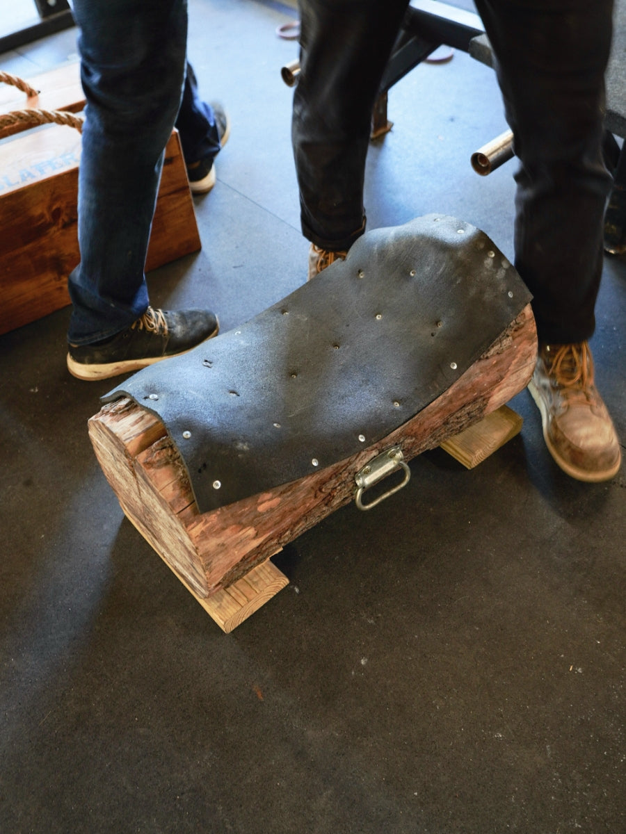 Original Concept Wood Log Deadlift Blocks