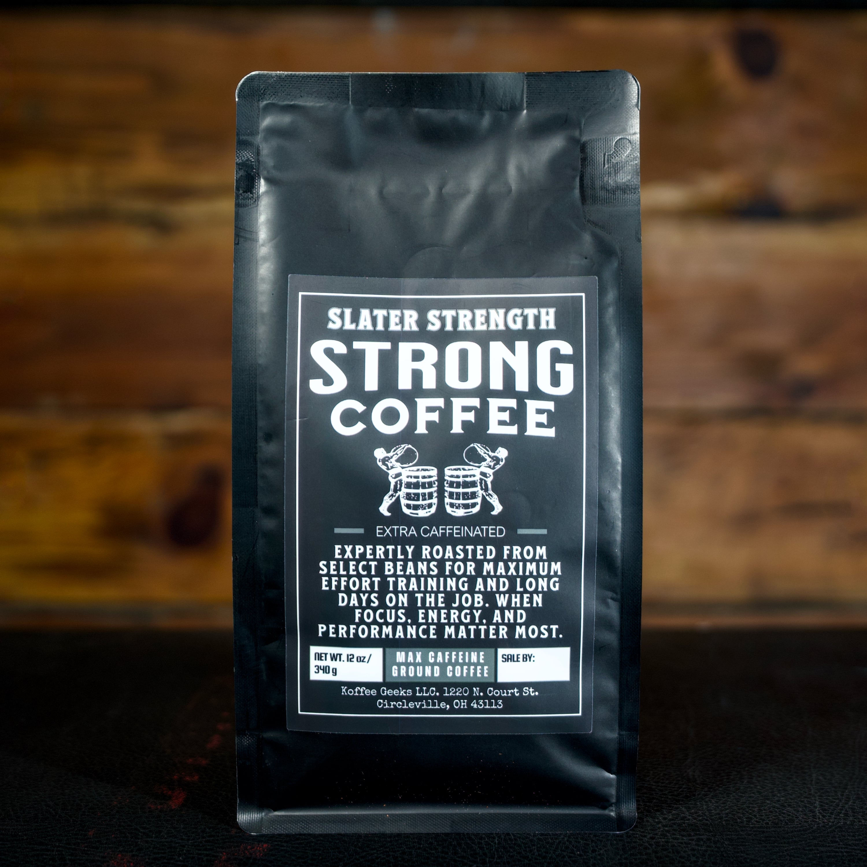Slater Strength Strong Coffee (12oz Ground)